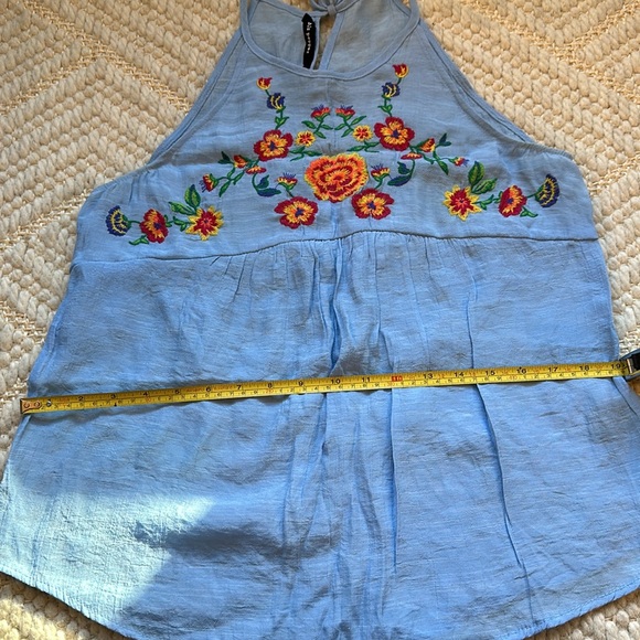 Blu Pepper Embroidered Tank Top - Picture 7 of 8